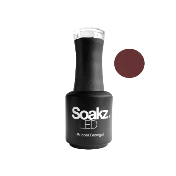 Soakz Rubber Base Gel Dark Nude 15ml