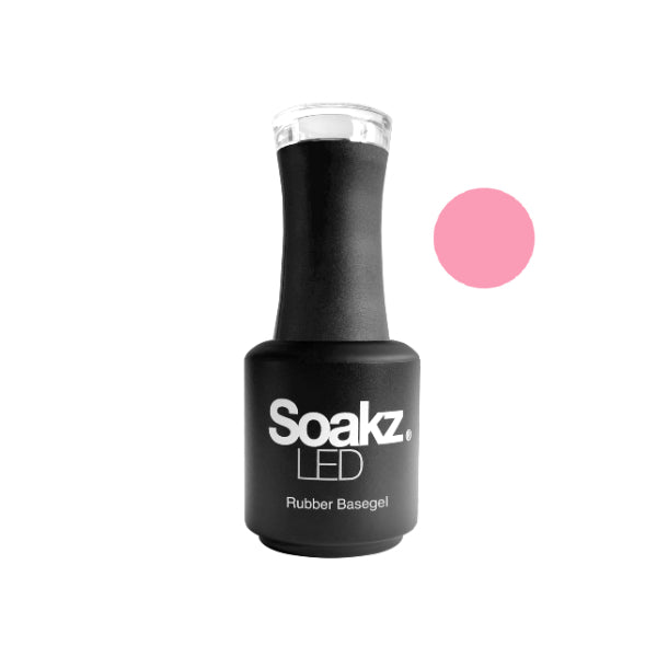 Soakz Rubber Base Gel Dark Pink 15ml