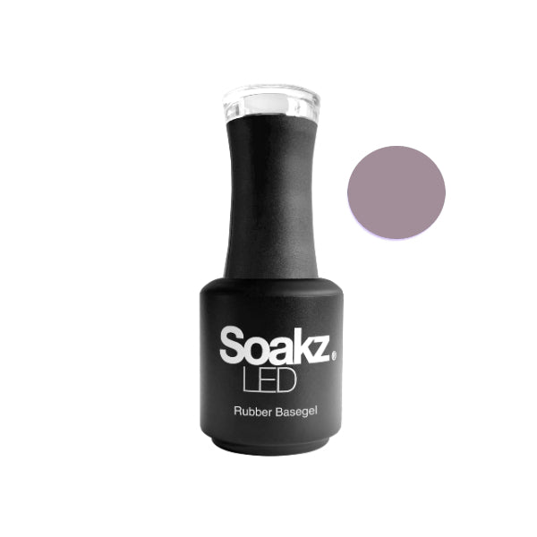 Soakz Rubber Base Gel Nude Lilac 15ml