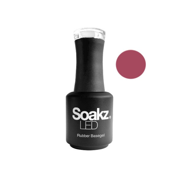 Soakz Rubber Base Gel Nude Rose 15ml