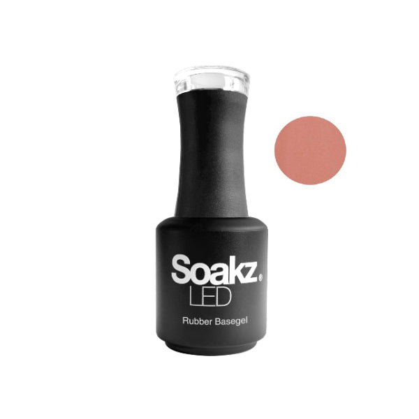 Soakz Rubber Base Gel Peach 15ml