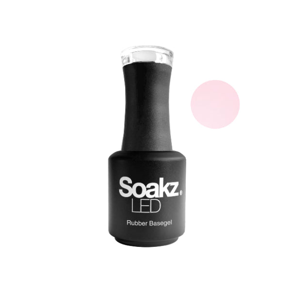 Soakz Rubber Base Gel Pink 15ml